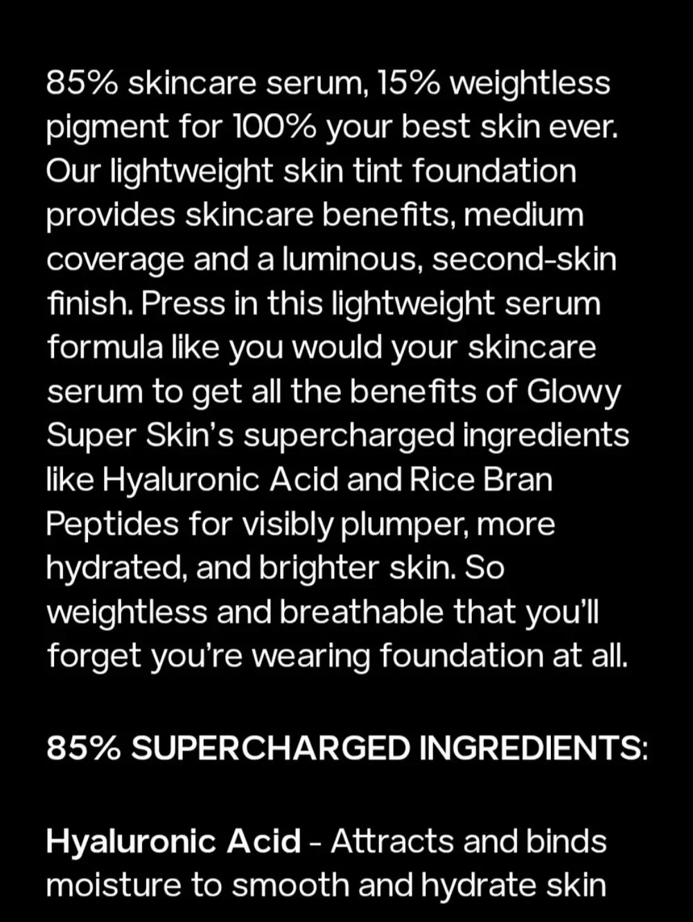 Saie Glowy Super Skin Foundation